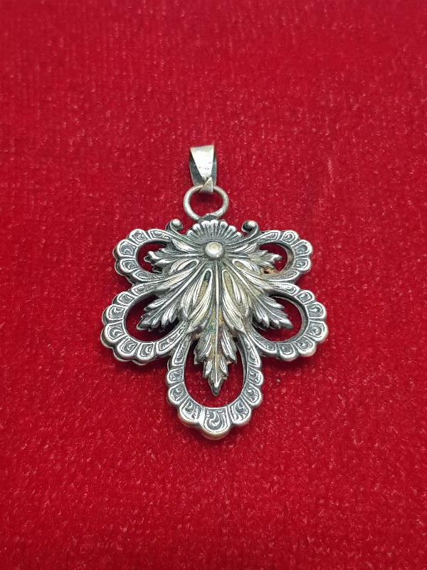 ART NOUVEAU GÜMÜŞ KAPLAMA KOLYE UCU