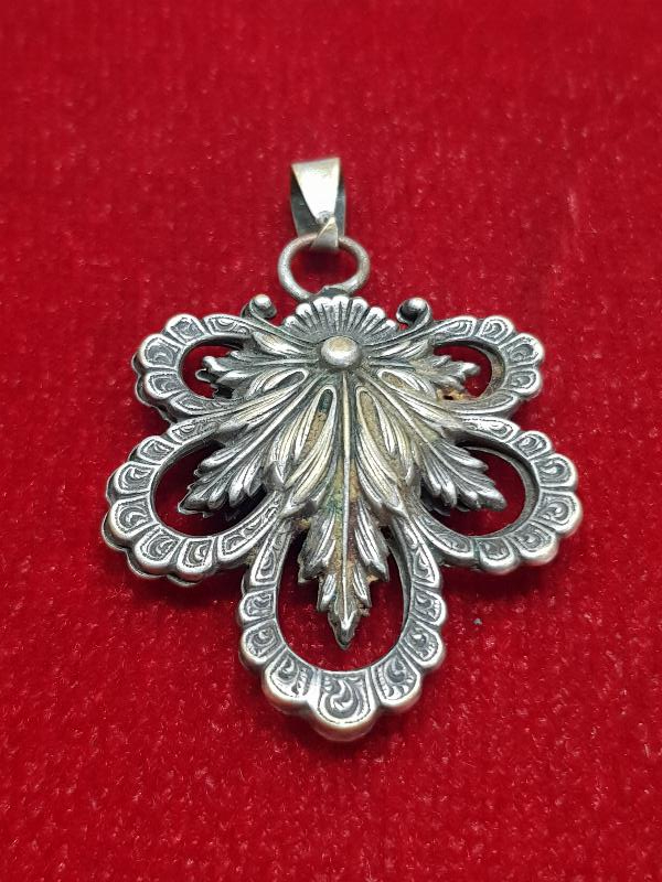 ART NOUVEAU GÜMÜŞ KAPLAMA KOLYE UCU