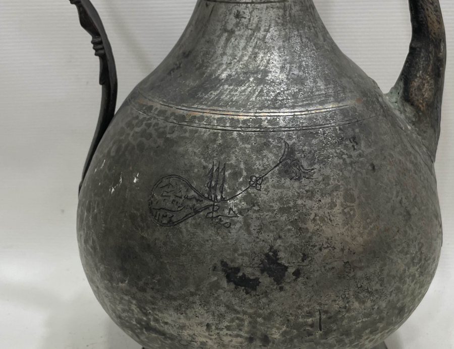 ÇOK NADİR LALE DEVRİ DÖNEMİ YAZILI İBRİK