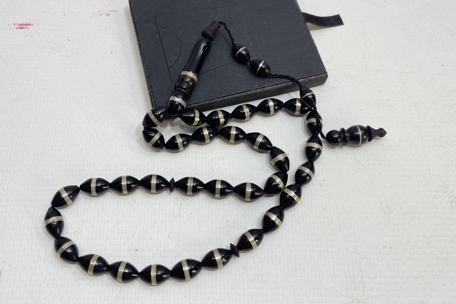 GÜMÜŞ SARMA İŞÇİLİKLİ KUKA TESPİH