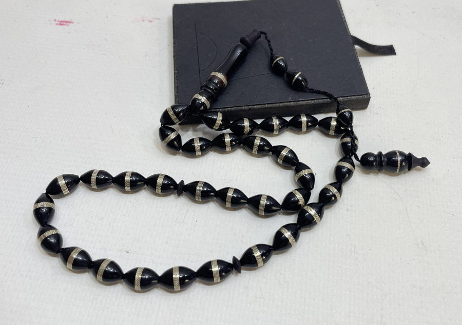 GÜMÜŞ SARMA İŞÇİLİKLİ KUKA TESPİH