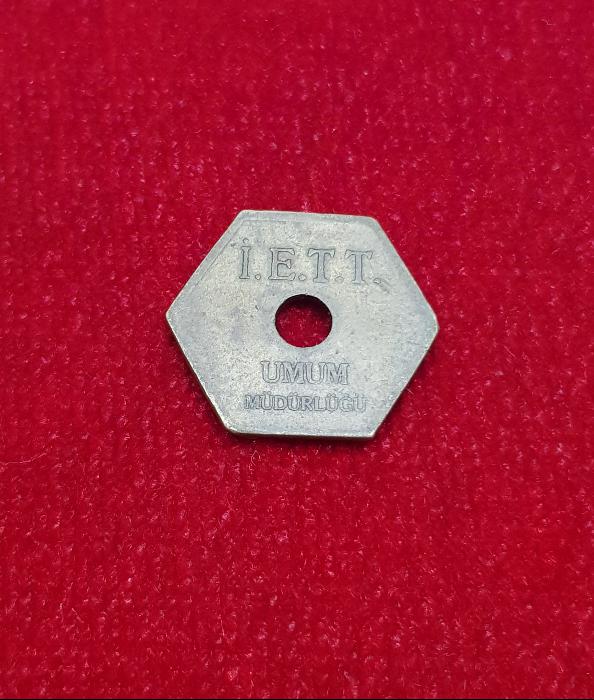 İETT UMUM MÜDÜRLÜĞÜ 1. MEVKİ TALEBE YAZILI NADİR JETON