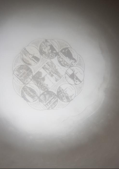 İMAMESİNDE KABE VE KUTSAL YERLERİN RESİMLERİ BULUNAN ANTİKA AHŞAP TESPİH