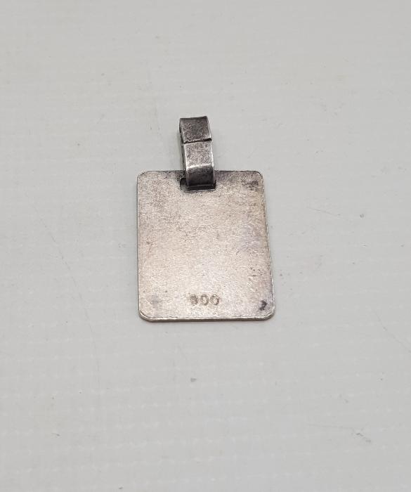 NAZAR DUASI YAZILI GÜMÜŞ KOLYE UCU