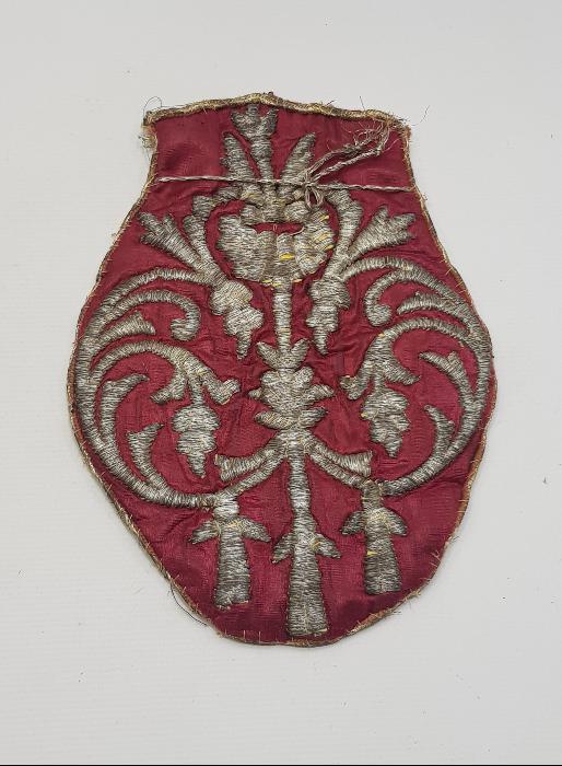 OSMANLI DÖNEMİ ALTIN SIRMA İŞLEMELİ BÜYÜK BOY GELİN KESESİ