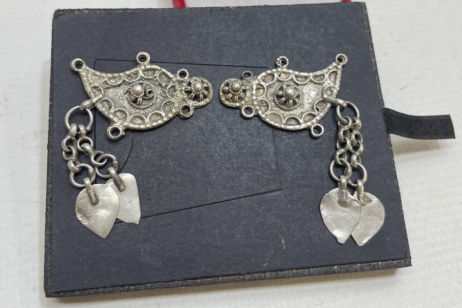 OSMANLI DÖNEMİ ÇOK NADİR GÜMÜŞ CEPKEN DÜĞMESİ