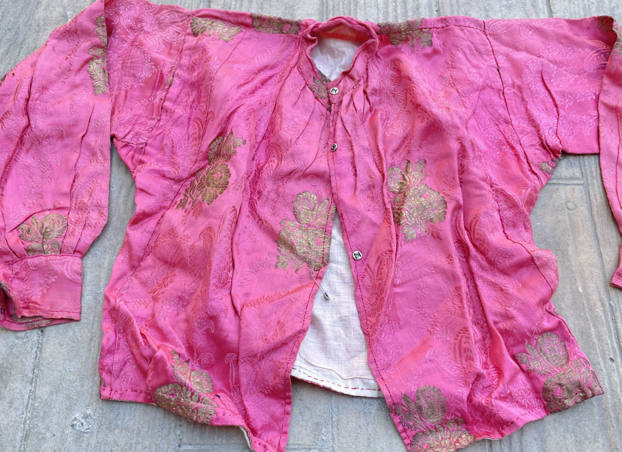 OSMANLI DÖNEMİ GÜMÜŞ SIRMALI HEREKE İŞİ İPEK ELMASİYE CEPKEN