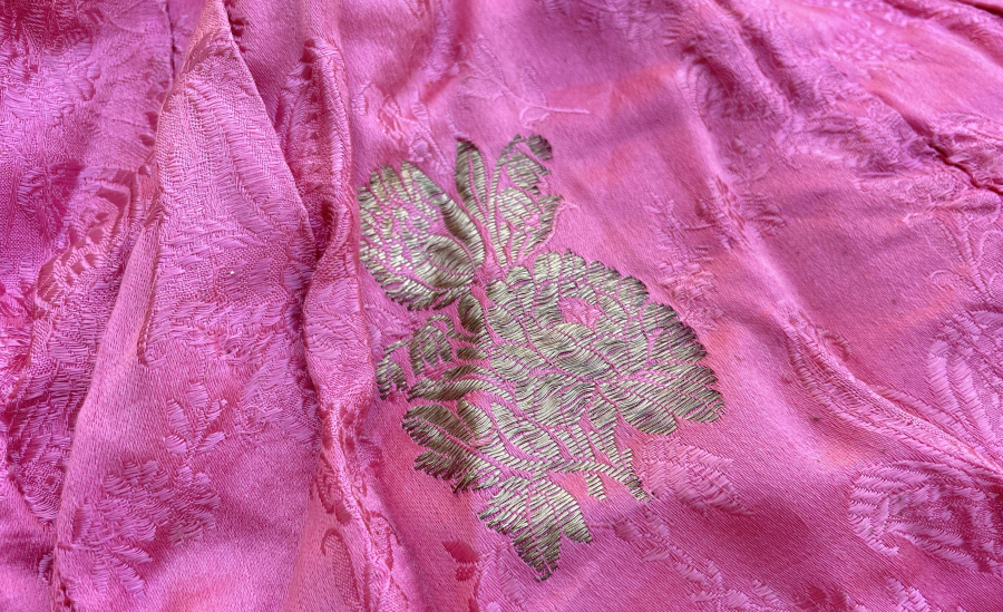 OSMANLI DÖNEMİ GÜMÜŞ SIRMALI HEREKE İŞİ İPEK ELMASİYE CEPKEN