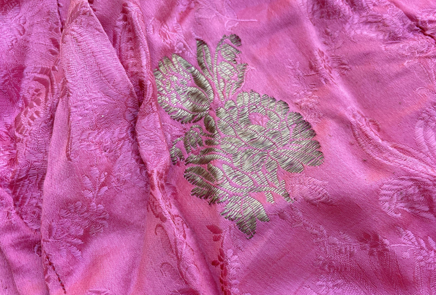 OSMANLI DÖNEMİ GÜMÜŞ SIRMALI HEREKE İŞİ İPEK ELMASİYE CEPKEN