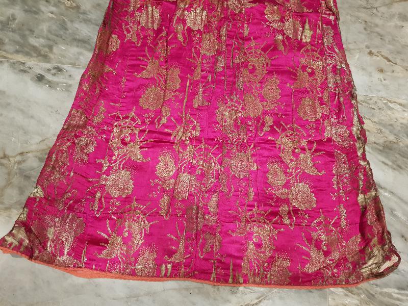 OSMANLI DÖNEMİ İPEK ELMASİYE NİŞAN ELBİSESİ