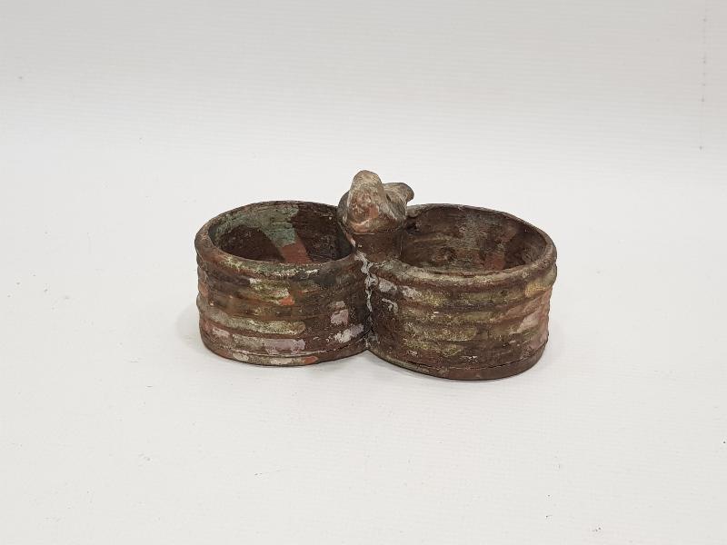 OSMANLI DÖNEMİ KUŞ APLİKLİ ÇOK NADİR ÇANAKKALE BAHARATLIK 