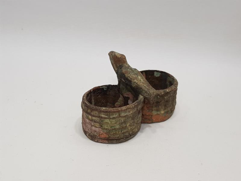 OSMANLI DÖNEMİ KUŞ APLİKLİ ÇOK NADİR ÇANAKKALE BAHARATLIK 