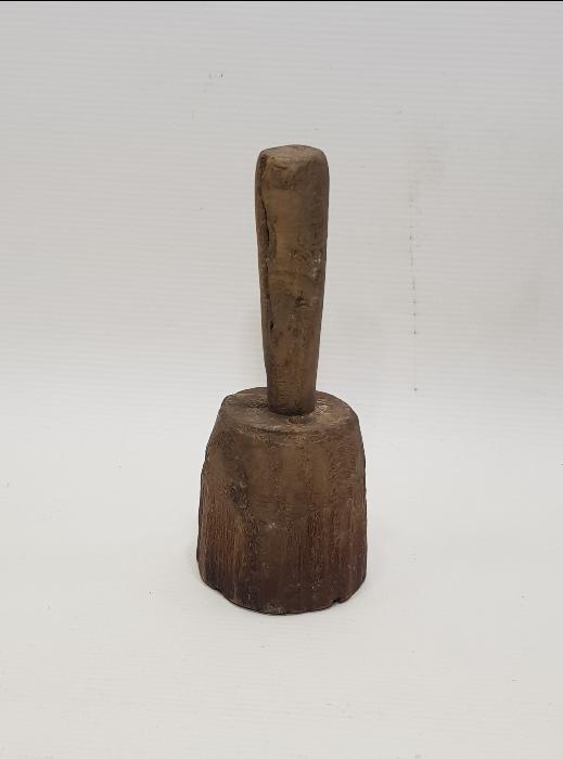 OSMANLI DÖNEMİ RUM İŞİ HAÇ DESENLİ AHŞAP EKMEK MÜHÜRÜ