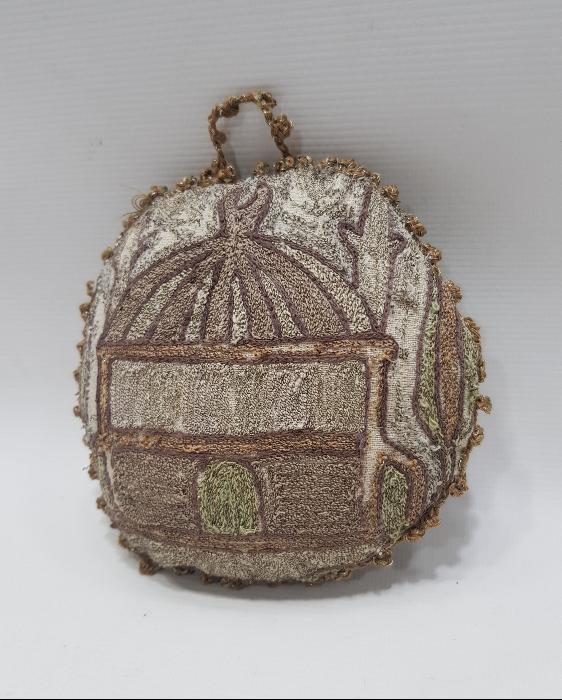 OSMANLI DÖNEMİ SUZENİ İŞÇİLİKLİ CAMİ GÖRSELLİ NADİR İĞNELİK