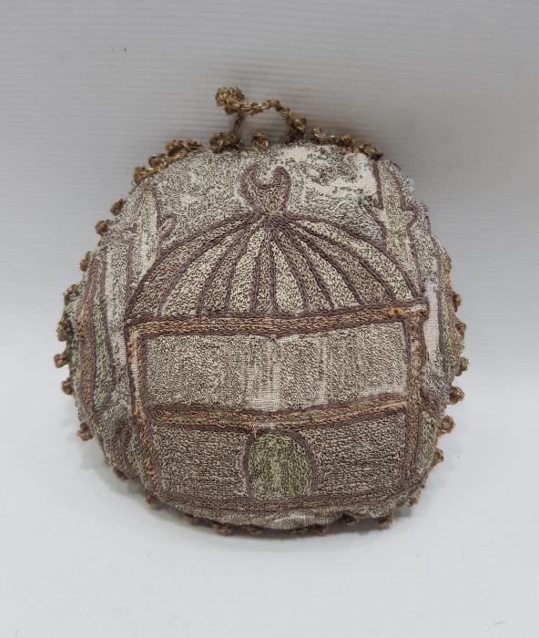 OSMANLI DÖNEMİ SUZENİ İŞÇİLİKLİ CAMİ GÖRSELLİ NADİR İĞNELİK