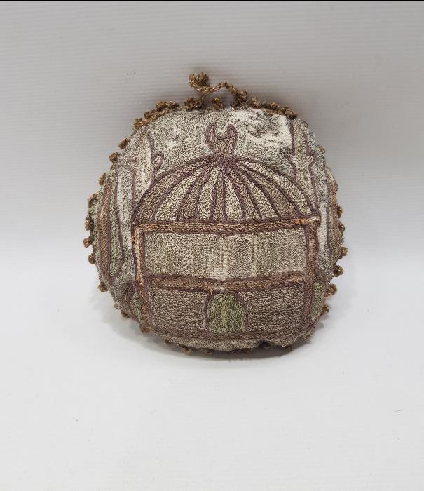 OSMANLI DÖNEMİ SUZENİ İŞÇİLİKLİ CAMİ GÖRSELLİ NADİR İĞNELİK