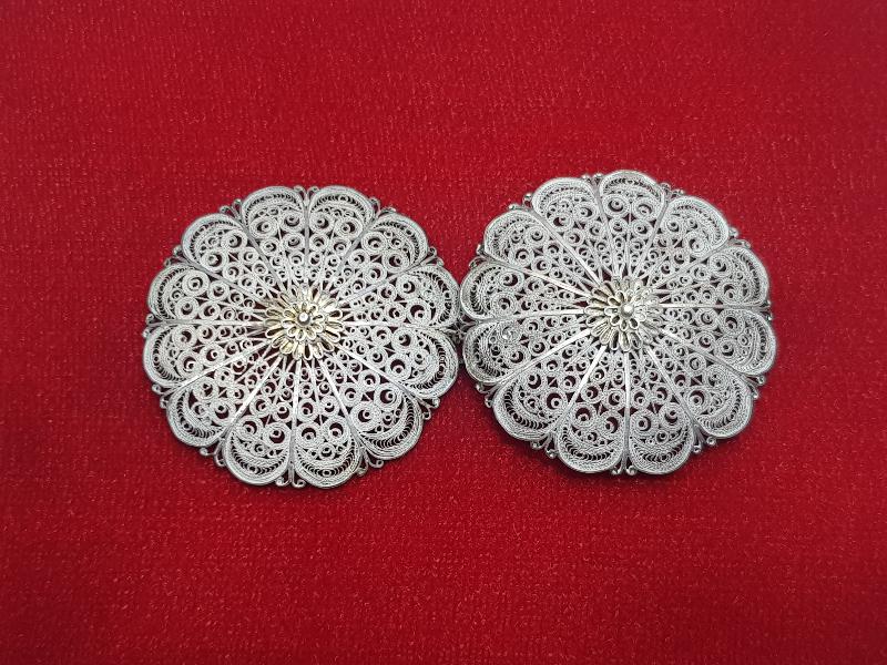 OSMANLI DÖNEMİ TELKARİ GÜMÜŞ KEMER TOKASI