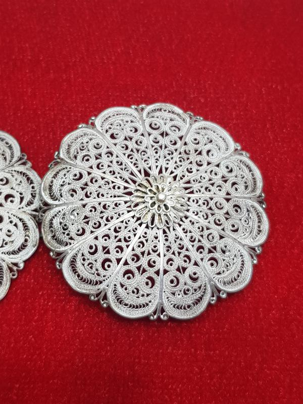 OSMANLI DÖNEMİ TELKARİ GÜMÜŞ KEMER TOKASI