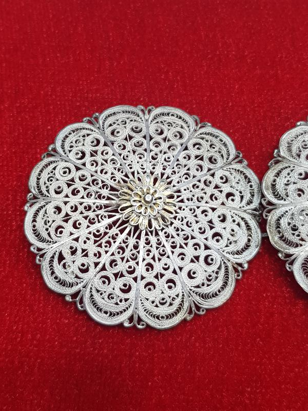 OSMANLI DÖNEMİ TELKARİ GÜMÜŞ KEMER TOKASI