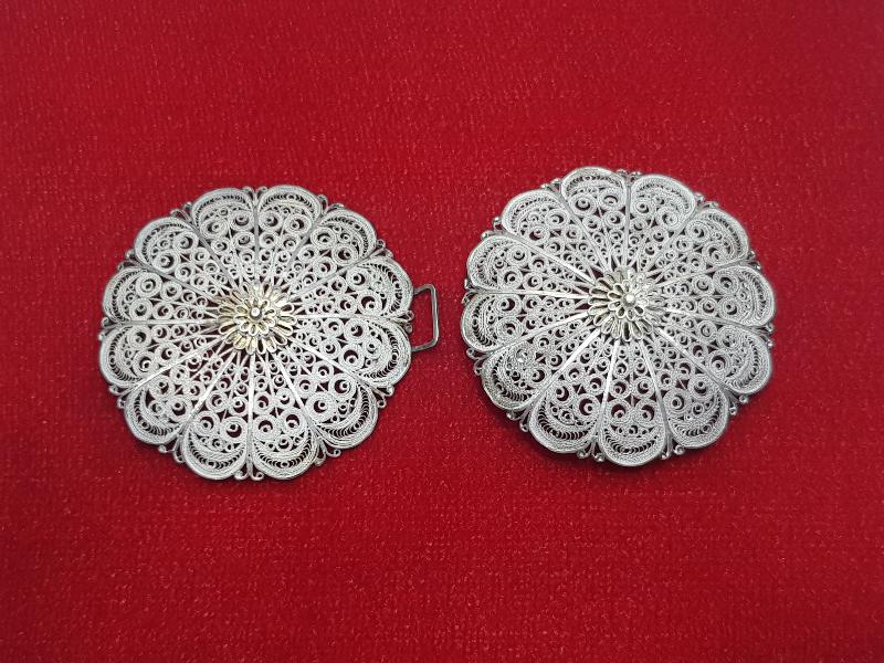 OSMANLI DÖNEMİ TELKARİ GÜMÜŞ KEMER TOKASI