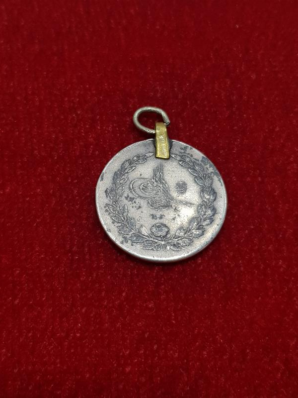 OSMANLI YUNAN MUHAREBESİ GÜMÜŞ MADALYA