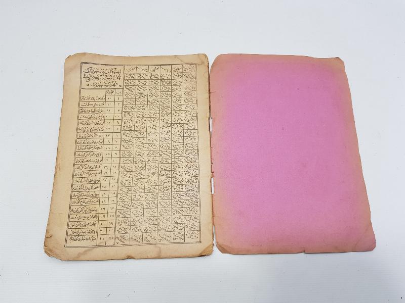 OSMANLICA KİTAP: TABİRNAMEİ MUHİDDİNİ ARABİ 