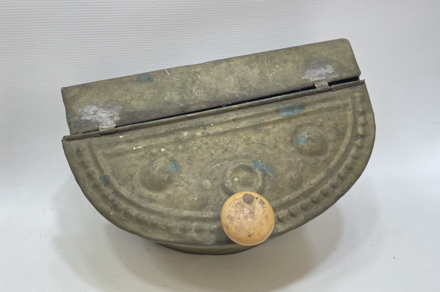 ÜZERİ DAMGALI OSMANLI DÖNEMİ NADİR KAHVECİ İŞİ KAHVE KUTUSU