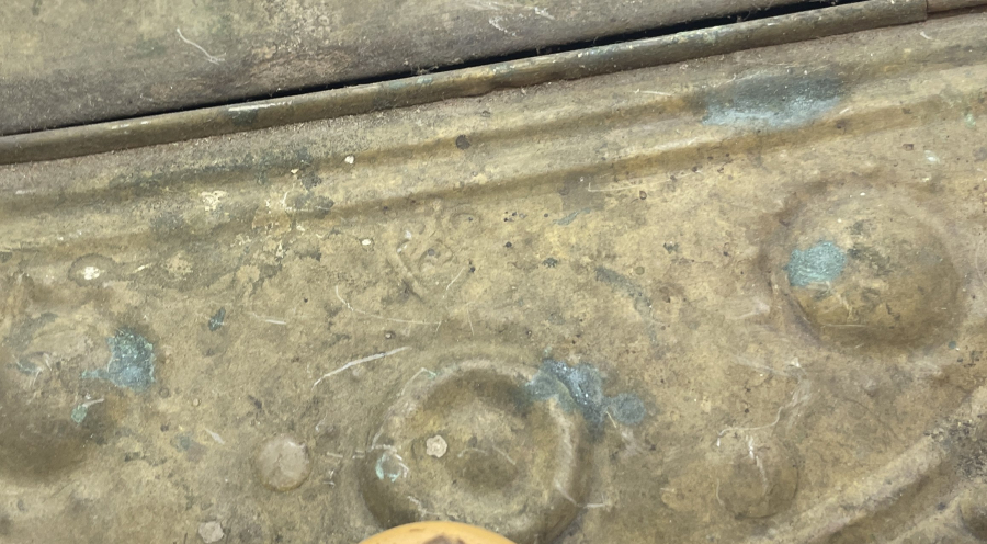 ÜZERİ DAMGALI OSMANLI DÖNEMİ NADİR KAHVECİ İŞİ KAHVE KUTUSU