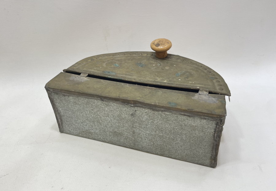 ÜZERİ DAMGALI OSMANLI DÖNEMİ NADİR KAHVECİ İŞİ KAHVE KUTUSU