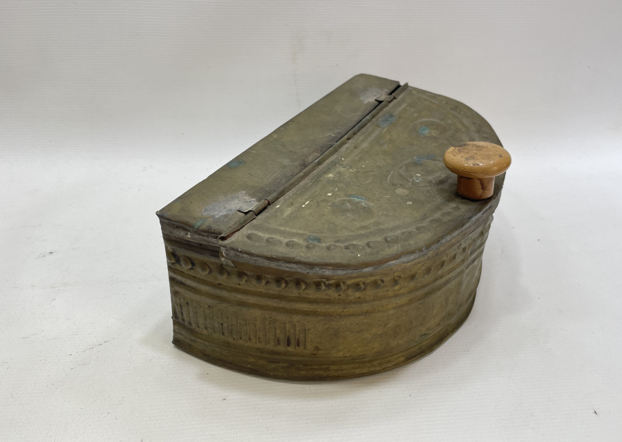 ÜZERİ DAMGALI OSMANLI DÖNEMİ NADİR KAHVECİ İŞİ KAHVE KUTUSU