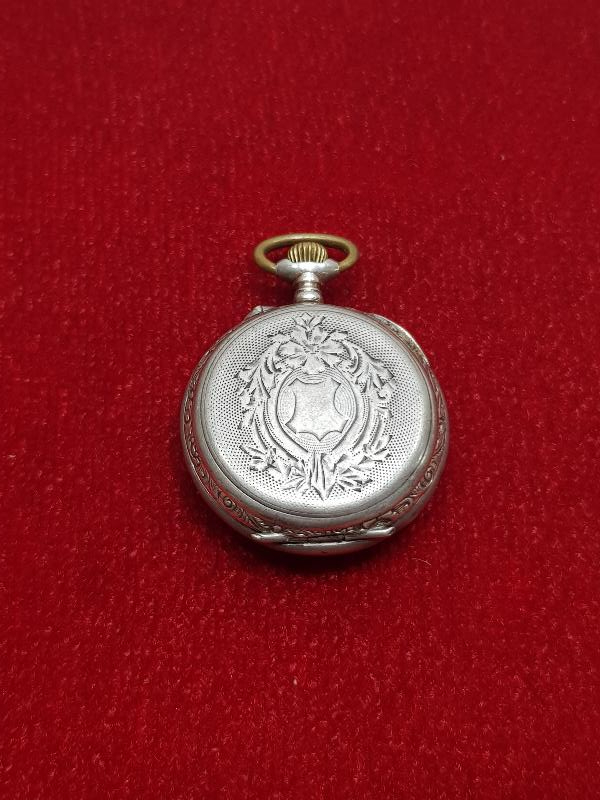 ZENNE TİPİ ANTİKA GÜMÜŞ CEP SAATİ