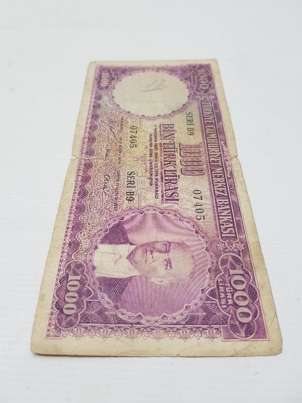 5. EMİSYON 1.000 LİRA - MEŞHUR MOR BİNLİK