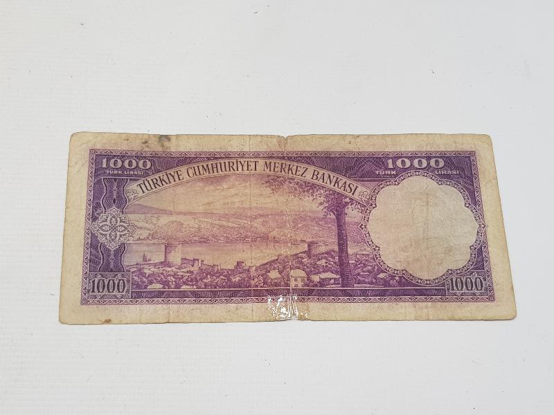 5. EMİSYON 1.000 LİRA - MEŞHUR MOR BİNLİK