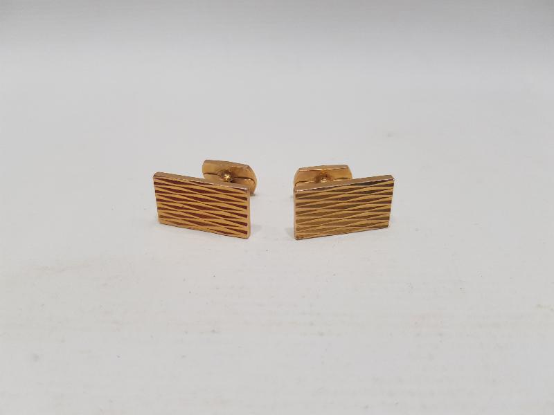 ANTİKA ALTIN KAPLAMA KOL DÜĞMELERİ