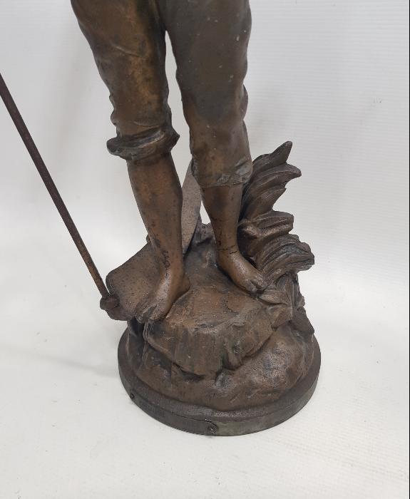 ANTİKA FRANSIZ ÇİFTÇİ HEYKELİ