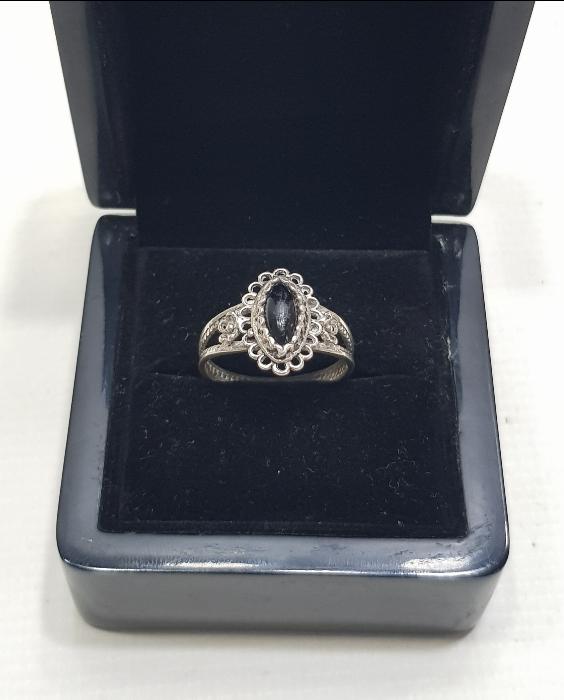 ANTİKA OLTU TAŞLI GÜHERSE İŞÇİLİKLİ GÜMÜŞ YÜZÜK