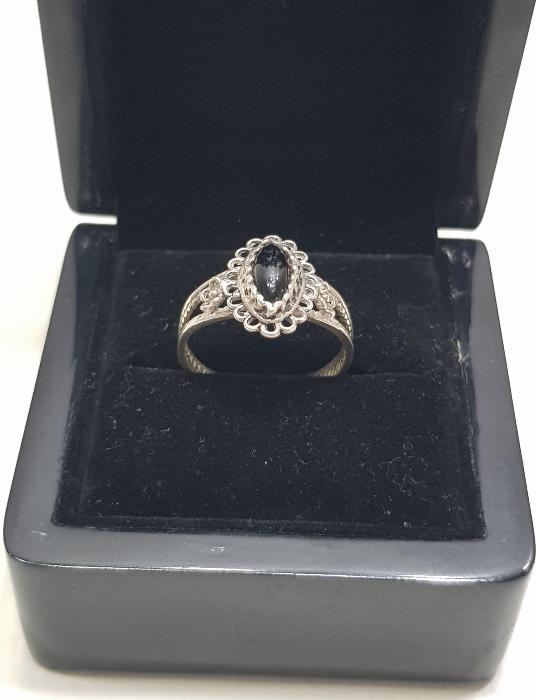 ANTİKA OLTU TAŞLI GÜHERSE İŞÇİLİKLİ GÜMÜŞ YÜZÜK