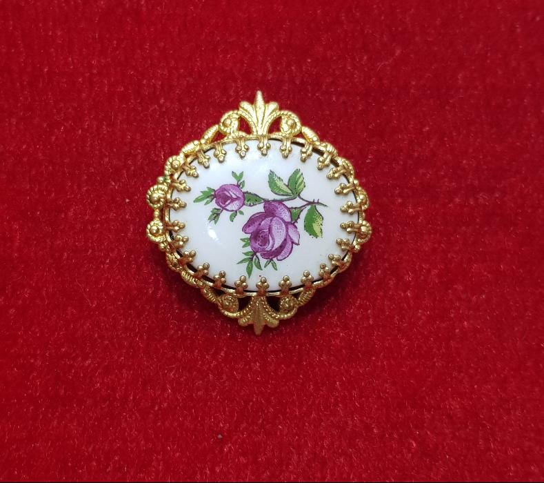 ANTİKA PORSELEN BROŞ