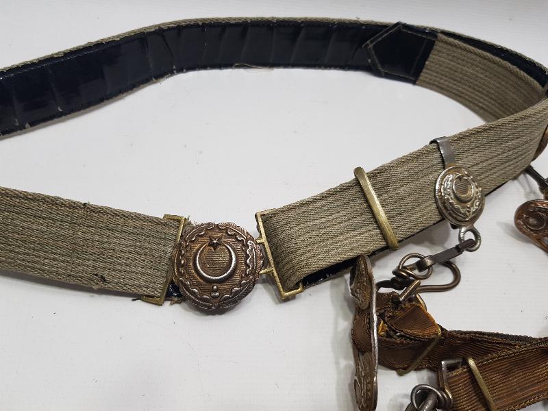 CUMHURİYET İLK DÖNEM DENİZCİ SUBAY KILICI VE KEMER TAKIMI