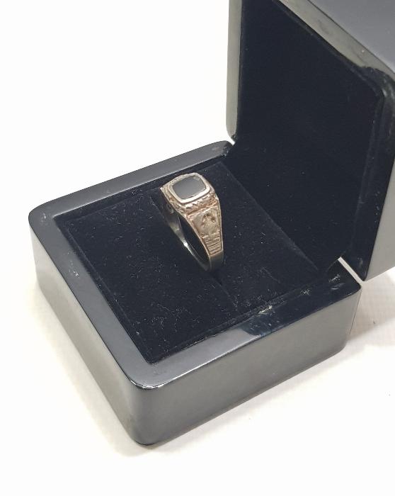 OLTU TAŞLI ANTİKA GÜMÜŞ YÜZÜK