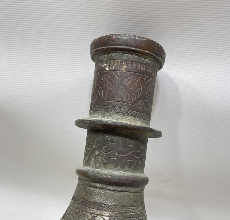 OSMANLI DÖNEMİ İŞLEMELİ NADİR BAKIR ZEMZEMLİK