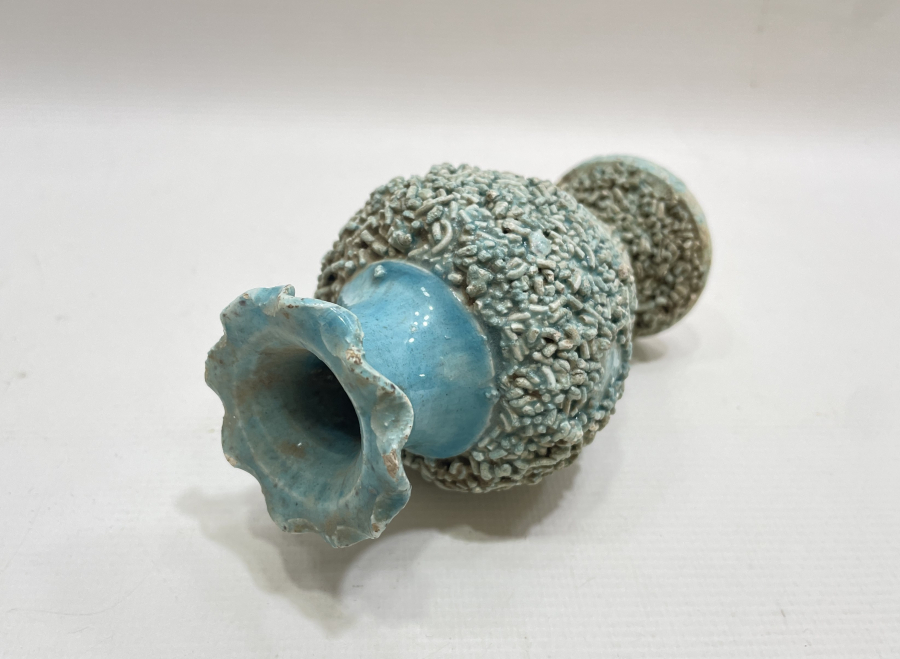 OSMANLI DÖNEMİ KINIK İŞİ NADİR KUMLU GELİN VAZOSU