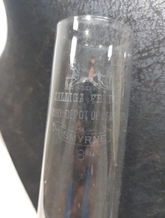 OSMANLI DÖNEMİ SMYRNE YAZILI BİR ÇİFT LAMBA CAMI