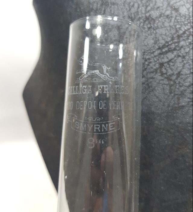 OSMANLI DÖNEMİ SMYRNE YAZILI BİR ÇİFT LAMBA CAMI