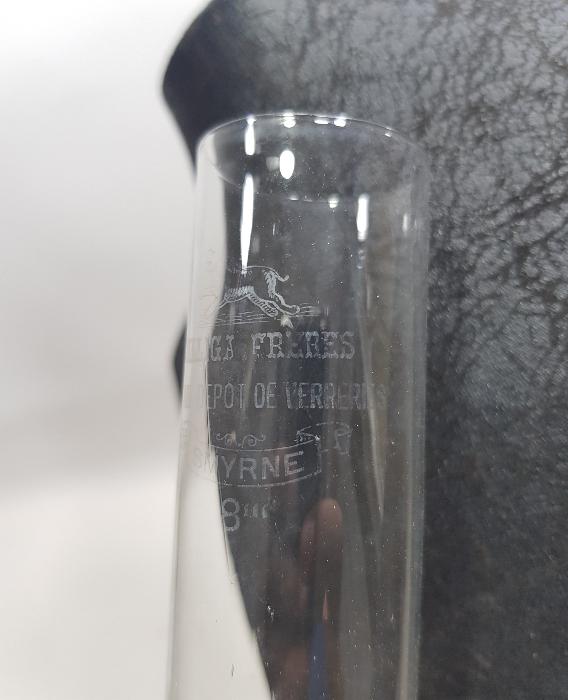 OSMANLI DÖNEMİ SMYRNE YAZILI BİR ÇİFT LAMBA CAMI