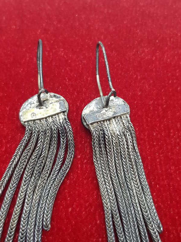 OSMANLI TUĞRALI GÜMÜŞ KÜPE