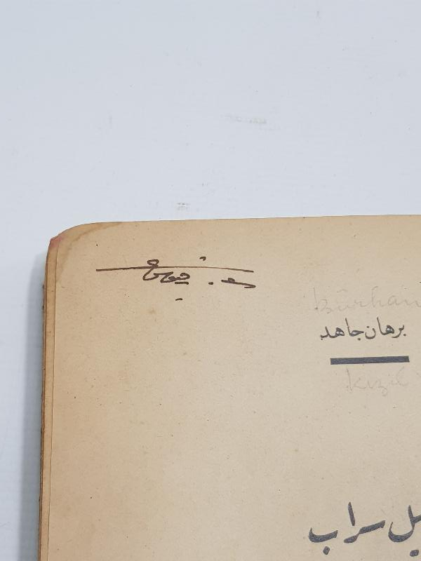 OSMANLICA ROMAN: BURHAN CAHİD - KIZIL SERAP