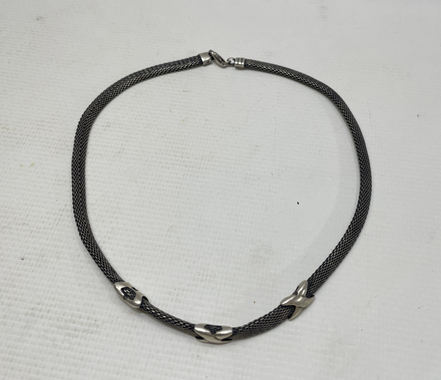 ÖZEL YAPIM GÜMÜŞ ZİNCİR KOLYE