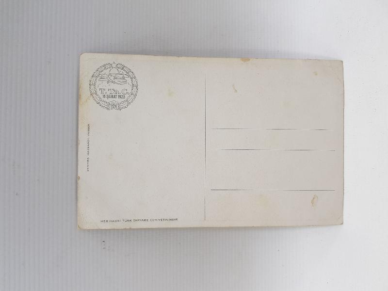 TÜRK TAYYARE CEMİYETİ ATATÜRK KARTPOSTALI