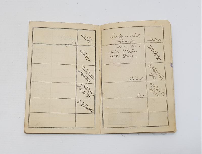 TÜRKİYE CUMHURİYETİ'NİN İLK NÜFUS KAĞIDI